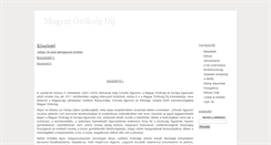 Desktop Screenshot of magyarorokseg.hu